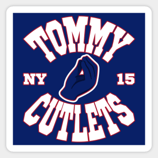 Tommy Cutlets 15 Italian Hand, New York Sticker